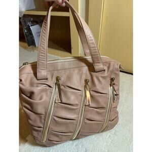 Christian Louboutin Chandelier Large Leather Tote Bag Nude Blush